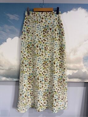 Vintage Floral Maxi Skirt